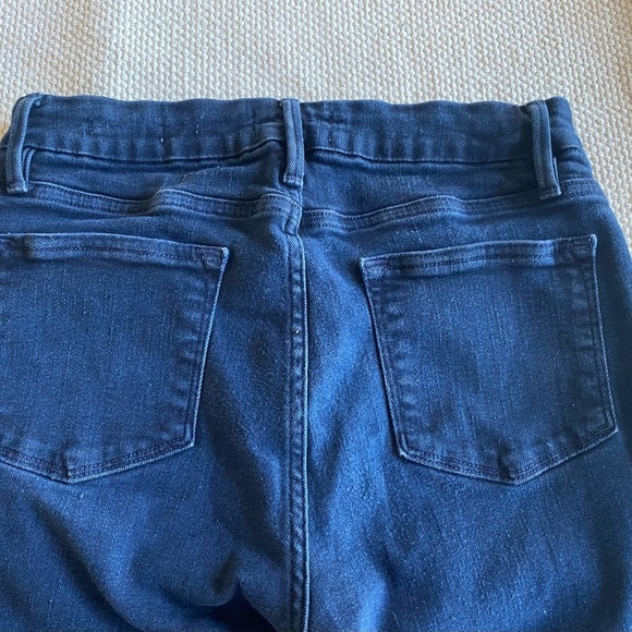 FRAME "Le Crop Mini Boot" Denim Dark Wash 
Approx. 10.5" Rise 24.5”
High Rise - Picture 10 of 11